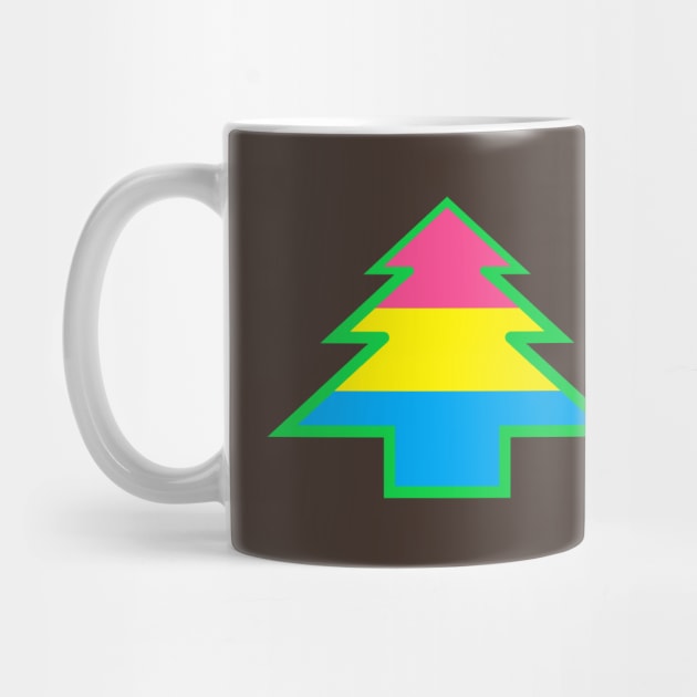 Pansexual/Panromantic Pride: Christmas Tree by DisneyFanatic23